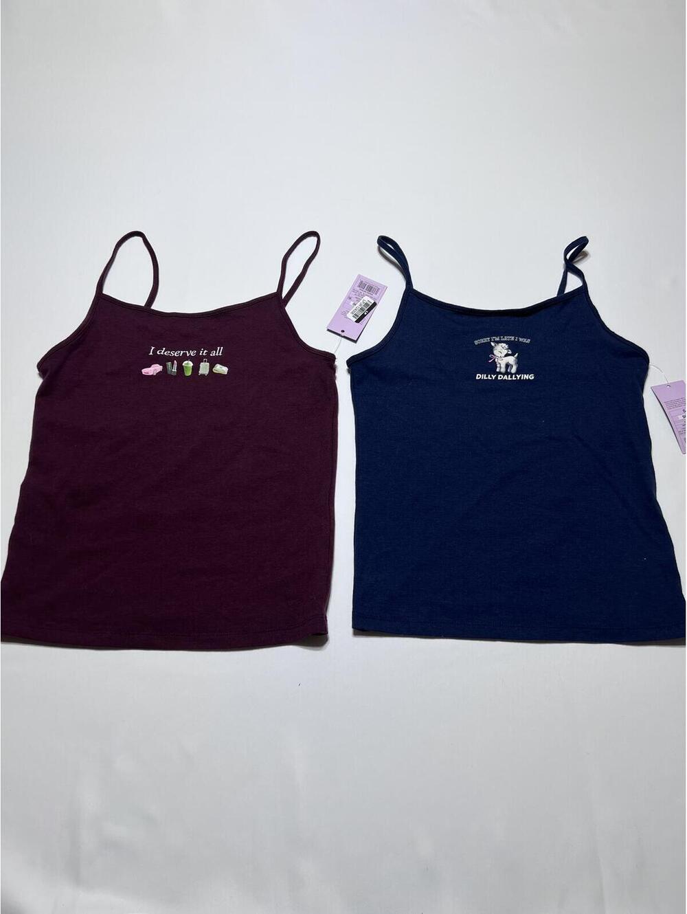 Women's Spaghetti Strap Tank Tops - Set of 2